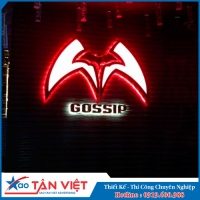 Logo Inox Vàng - Neon Sign Dạ Sáng (Gossip)