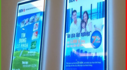Hộp Đèn Led Siêu Mỏng - Ốc Kiểu