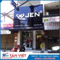 Bảng Hiệu Kiếng Cường Lực Sơn Đen