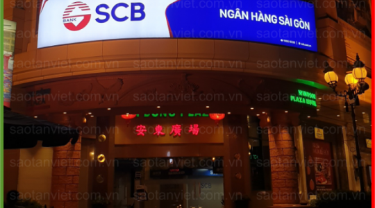 Ngân hàng SCB | Biển hiệu - Hộp đèn 3M