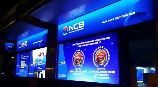 Hộp Đèn 3m - In Uv ( Ngân Hàng Quốc Dân )
