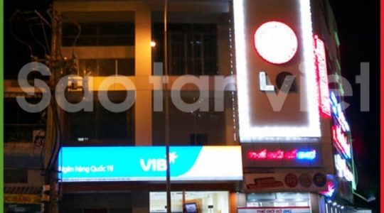 Hộp Đèn - Chữ Decal 3m (Vib Bank)